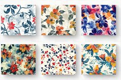 Grunge Painted Floral Tumbler Wraps, 20oz Skinny Tumbler Wra Product Image 2