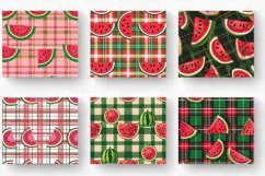 Watermelon plaid Tumbler Wrap, 20oz Skinny Tumbler Wraps Product Image 2
