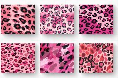 Pink Leopard Skin Christmas Tumbler Wrap, 20oz Skinny Tumble Product Image 2