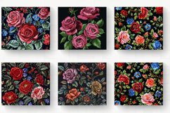 Roses Embroidery Flowers Tumbler Wrap, 20oz Skinny Tumbler W Product Image 2