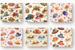 Springtime Floral Hats Tumbler Wrap, 20oz Skinny Tumbler Wra Product Image 2