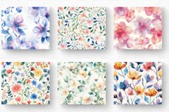 Delicate Watercolor Floral Tumbler Wrap, 20oz Skinny Tumbler Product Image 2