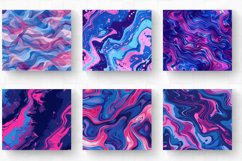 Magenta and Blue Abstract Art Tumbler Wrap, 20oz Skinny Tumb Product Image 2