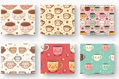 Kawaii Coffee Mug Tumbler Wrap, 20oz Skinny Tumbler Wraps Product Image 2
