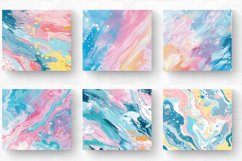 Pastel Acrylic Paint Tumbler Wrap, 20oz Skinny Tumbler Wrap Product Image 2