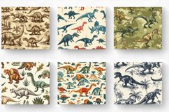 Vintage Dinosaurs Tumbler Wrap, 20oz Skinny Tumbler Wraps Product Image 2