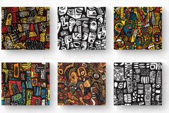 Abstract African American Doodle Tumbler Wraps, 20oz Skinny Product Image 2