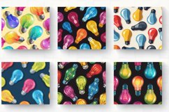 Colorful Lightbulbs Tumbler Wrap, 20oz Skinny Tumbler Wraps Product Image 2