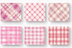Pink Plaid Tumbler Wrap, 20oz Skinny Tumbler Wrap Product Image 2