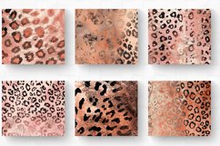 Rose Gold Leopard Tumbler Wrap, 20oz Skinny Tumbler Wraps Product Image 2