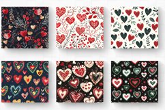 Christmas Hearts Tumbler Wrap, 20oz Skinny Tumbler Wraps Product Image 2