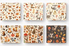Autumn Woodland Animals Tumbler Wrap, 20oz Skinny Tumbler Wr Product Image 2
