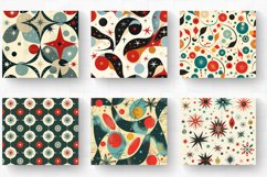 Retro Abstract Christmas Tumbler Wrap, 20oz Skinny Tumbler W Product Image 2