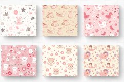 Baby Girl Tumbler Wraps, 20oz Skinny Tumbler Wrap Product Image 2