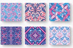 Crafted Pink &amp; Blue Tumbler Wrap, 20oz Skinny Tumbler Wrap Product Image 2