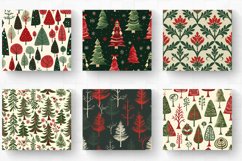 Red &amp; green tree Christmas Tumbler Wrap, 20oz Skinny Tumbler Product Image 2