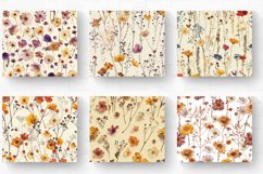 Dry Pressed Flowers Tumbler Wrap, 20oz Skinny Tumbler Wrap Product Image 2