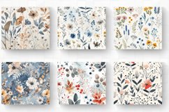 Winter Pressed Flowers Tumbler Wrap, 20oz Skinny Tumbler Wra Product Image 2
