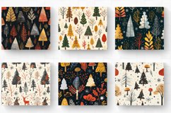 Autumn Forest Christmas Tumbler Wrap, 20oz Skinny Tumbler Wr Product Image 2