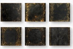 Black and Gold Framed Journal Tumbler Wrap, 20oz Skinny Tumb Product Image 2