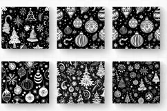 Black &amp; White Holiday Tumbler Wraps, 20oz Skinny Tumbler Wra Product Image 2