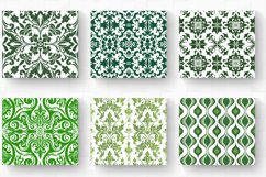 Green and White Tumbler Wrap, 20oz Skinny Tumbler Wraps Product Image 2