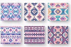 Aztec Pink Blue Western Tumbler Wrap, 20oz Skinny Tumbler Wr Product Image 2