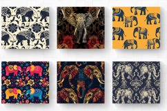 Elephant Echoes Tumbler Wrap, 20oz Skinny Tumbler Wraps Product Image 2