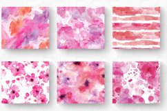 Pink Watercolor Tumbler Wrap, 20oz Skinny Tumbler Wraps Product Image 2