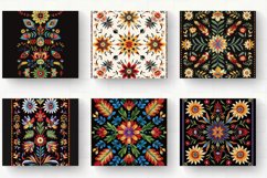 Native American Floral Embroidery Tumbler Wrap, 20oz Skinny Product Image 2