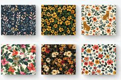 Leopard Flowers Tumbler Wrap, 20oz Skinny Tumbler Wrap Product Image 2