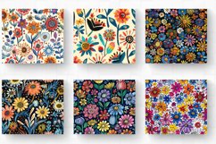 Whimsical Funky Flowers Tumbler Wrap, 20oz Skinny Tumbler Wr Product Image 2