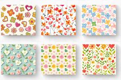 Spring Flowers Sweet Hearts Tumbler Wrap, 20oz Skinny Tumble Product Image 2
