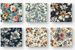Vintage Chill Floral Tumbler Wrap, 20oz Skinny Tumbler Wraps Product Image 2