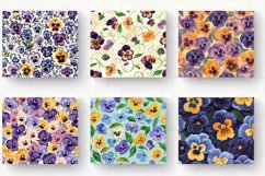 Whimsical Pansy Flowers Tumbler Wrap, 20oz Skinny Tumbler Wr Product Image 2