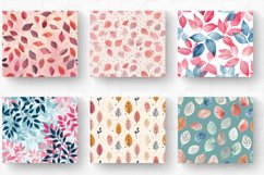 Cute Romantic Leaves Tumbler Wrap, 20oz Skinny Tumbler Wrap Product Image 2
