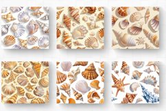Seashells Tumbler Wrap, 20oz Skinny Tumbler Wraps Product Image 2