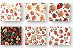 Christmas Strawberry Gingerbread Tumbler Wrap, 20oz Skinny T Product Image 2