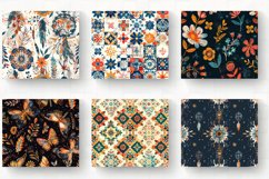 Vintage Summer Boho Tumbler Wraps, 20oz Skinny Tumbler Wrap Product Image 2