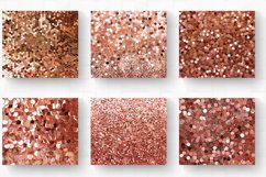 Luxury Shimmer Glitter Rose Gold Sequin Tumbler Wrap, 20oz S Product Image 2