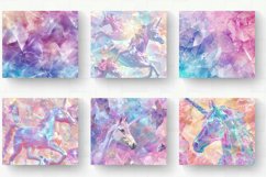 Unicorn Crystal Tumbler Wrap, 20oz Skinny Tumbler Wraps Product Image 2