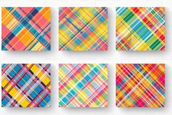 Bright Summer Plaid Tumbler Wrap, 20oz Skinny Tumbler Wraps Product Image 2