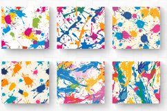 Colorful Paint Splashes Tumbler Wrap, 20oz Skinny Tumbler Wr Product Image 2