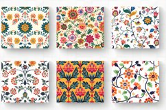 Indian Folk Flower Tumbler Wrap, 20oz Skinny Tumbler Wraps Product Image 2