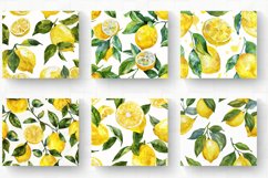 Watercolor Lemon Tumbler Wrap, 20oz Skinny Tumbler Wraps Product Image 2