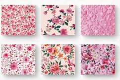 Pink Embroidery Flowers Tumbler Wrap, 20oz Skinny Tumbler Wr Product Image 2