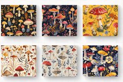 Floral Mushrooms Fabric Tumbler Wrap, 20oz Skinny Tumbler Wr Product Image 2