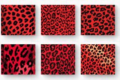 Red Leopard Skin Christmas Tumbler Wrap, 20oz Skinny Tumbler Product Image 2