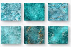Luxury Aqua Tumbler Wrap, 20oz Skinny Tumbler Wraps Product Image 2