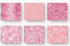 Pastel Pink Glitter Tumbler Wrap, 20oz Skinny Tumbler Wrap Product Image 2